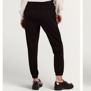 High rise knit joggers